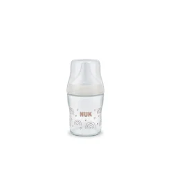 Petit biberon Perfect Match en verre 120 ml taille S - Arc-en-Ciel