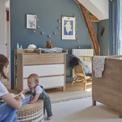 Petite bibliothèque en bois Achille - Chêne Blond