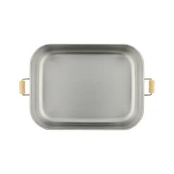 Petite lunchbox en inox Mrs. Unicorn beige