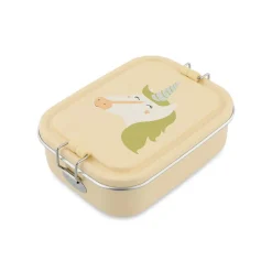 Petite lunchbox en inox Mrs. Unicorn beige
