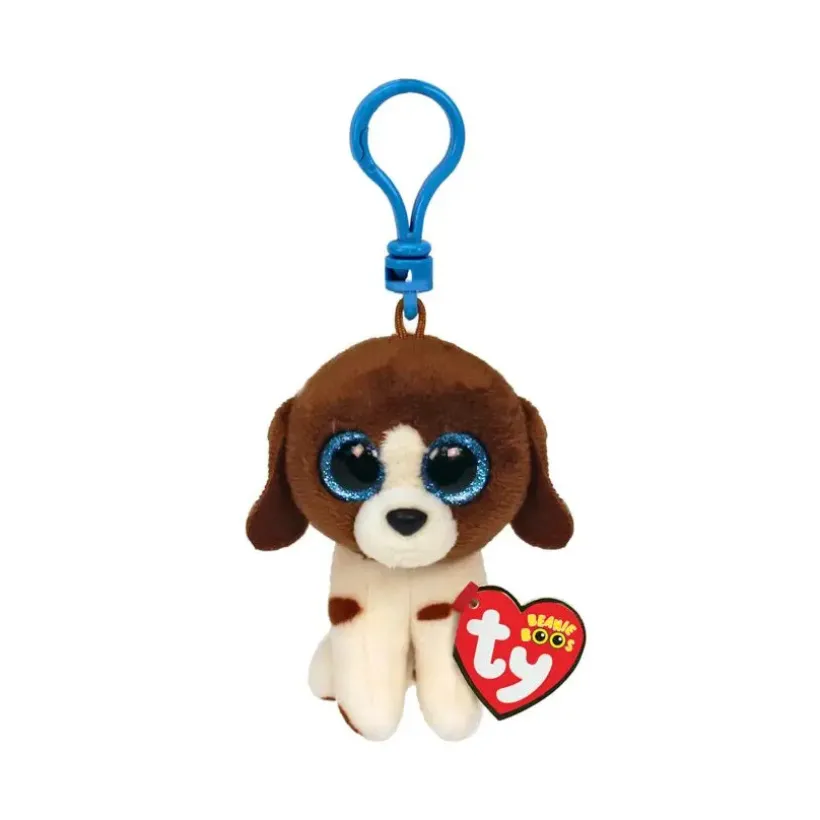 Petite peluche Beanie Boo's clip - Muddles le chien