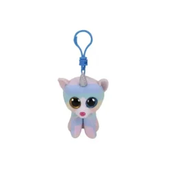 Petite peluche Beanie Boo's clip - Heather le chat licorne