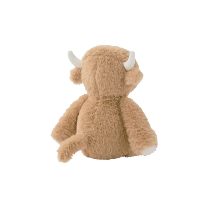 Petite peluche 25cm Fluffy la vache beige