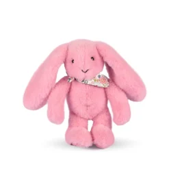 Petite peluche lapin fleurette grenadine 25 cm