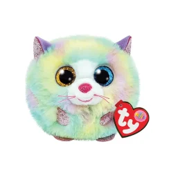 Petite peluche Puffies - Heather le chat multicolore