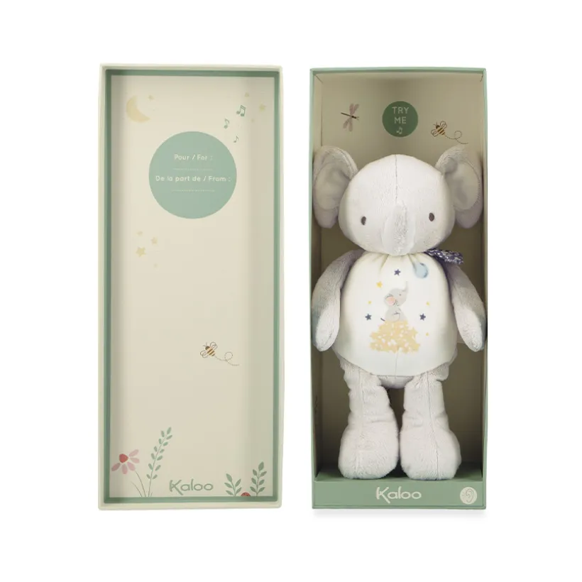 Petite peluche sonore éléphant