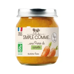 Petit pot carotte bio 125 g