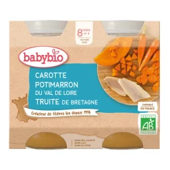 Petit pot légumes et truite de Bretagne - 2x200g
