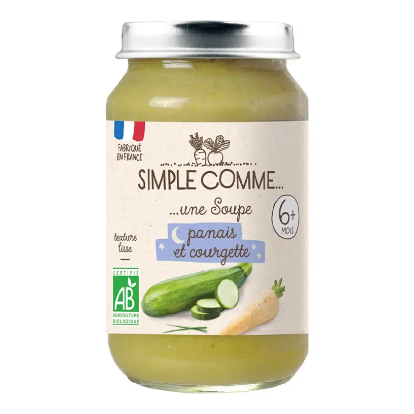 Petit pot panais et courgette bio 190 g