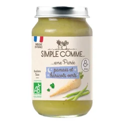 Petit pot panais et haricot vert bio 200 g