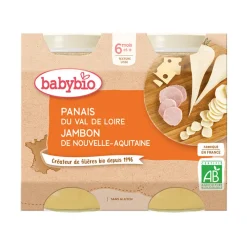 Petit pot panais jambon gruyère bio - 2x200g