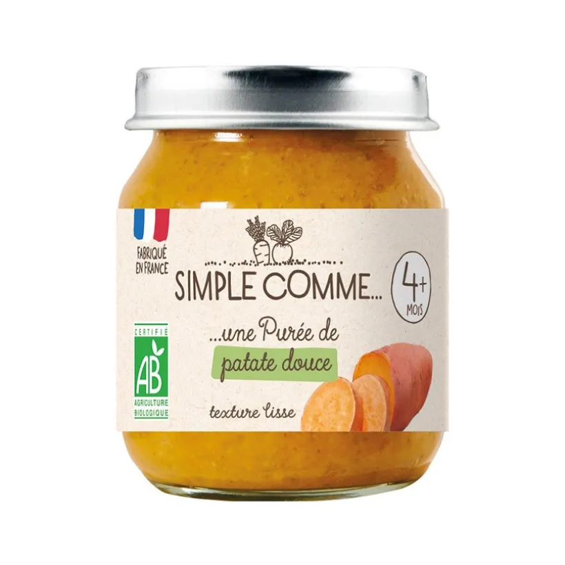 Petit pot patate douce bio 125 g