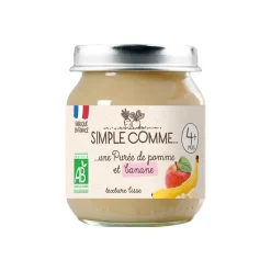 Petit pot pomme et banane bio 125 g