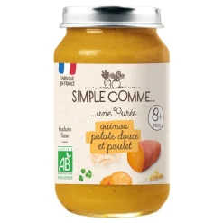 Petit pot quinoa, patate douce et poulet bio 200 g
