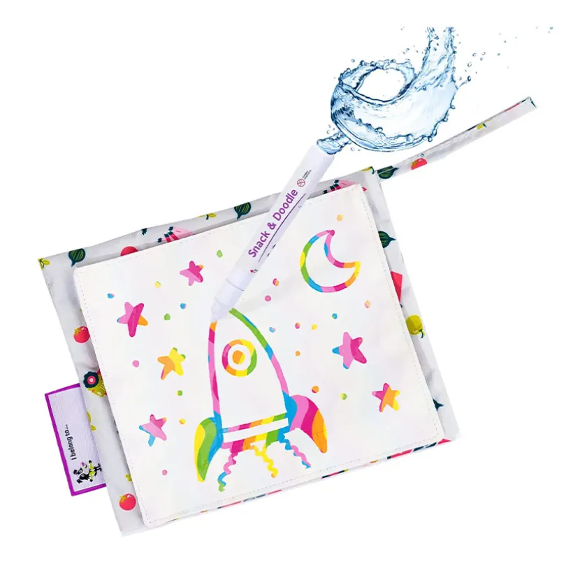 Petit sac à goûter Snack & Doodle avec tapis de dessin à l'eau Ferme