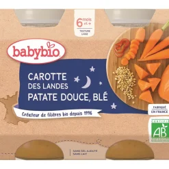 Petits pots de Carotte et Patate Douce 2x200g