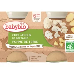 Petits pots de Chou-fleur et Pomme de terre 2x130g