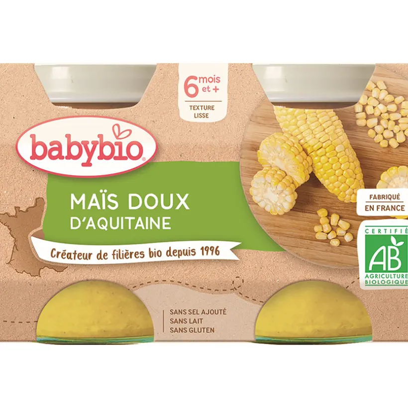 Petits pots de Maïs doux 2x130g