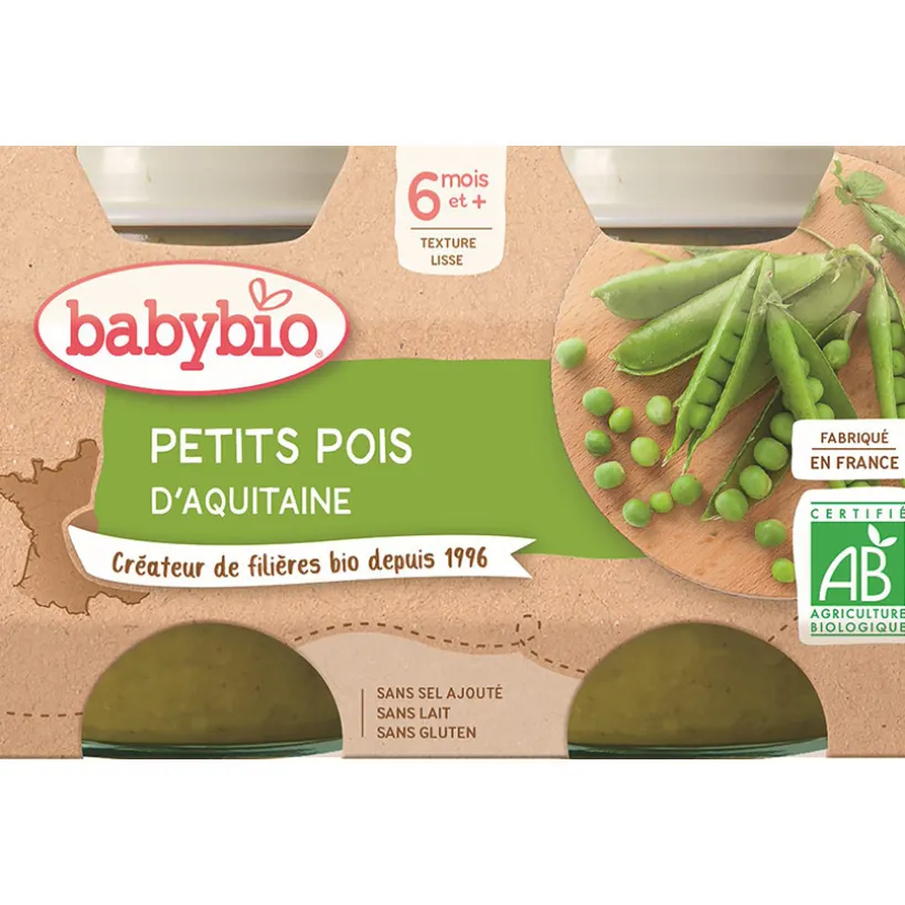 Petits pots de Petits pois 2x130g