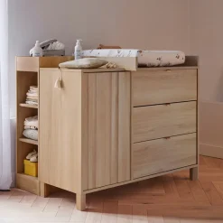 Plan à langer pour commode Calypso chêne du bocage