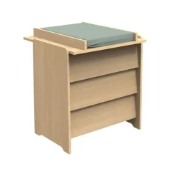 Plan à langer pour commode Cannelle aspect chêne miel