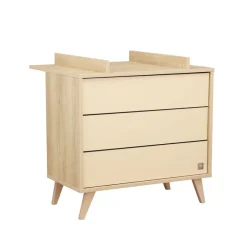 Plan à langer pour commode Mélinée aspect chêne sépia