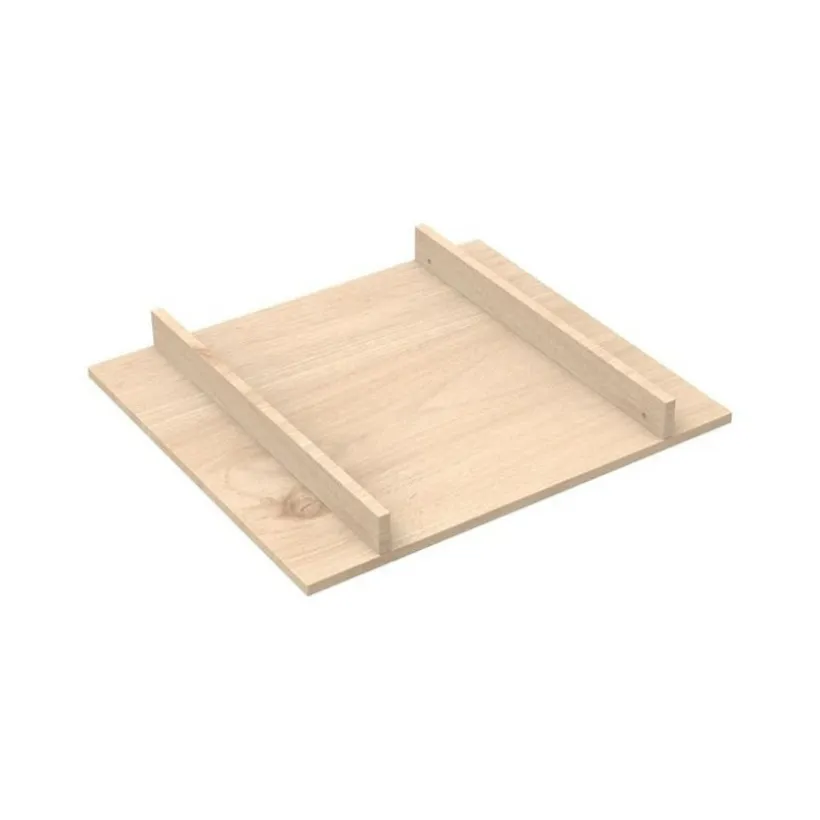 Plan à langer pour commode Tokyo aspect chêne suave