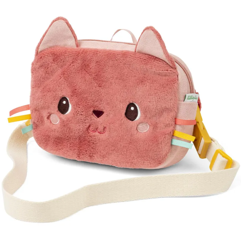 Pochette avec sangle Rose Jeanne le Chat