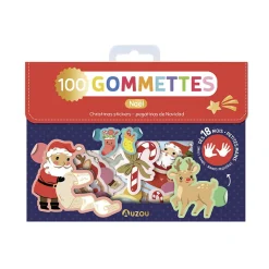 Pochette de 100 gommettes de Noël repositionnables