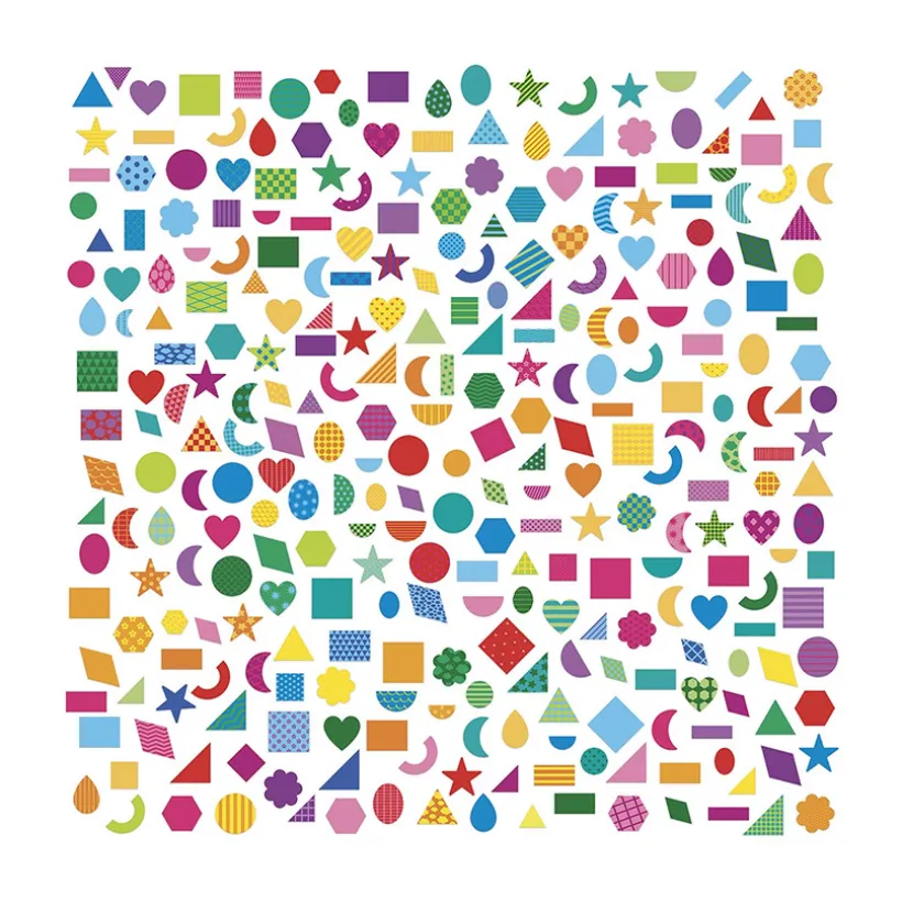 Pochette de 300 gommettes Formes Géométriques