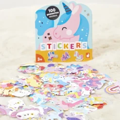 Pochette de 100 gommettes Licornes