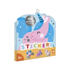 Pochette de 100 gommettes Licornes