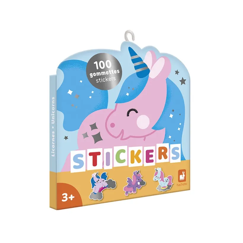 Pochette de 100 gommettes Licornes