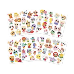 Pochette de 100 grands stickers Bébés Animaux
