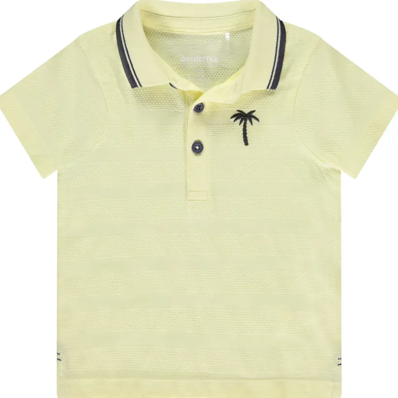 Polo manches courtes broderie fantaisie pour bébé garçon