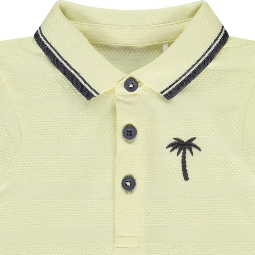 Polo manches courtes broderie fantaisie pour bébé garçon