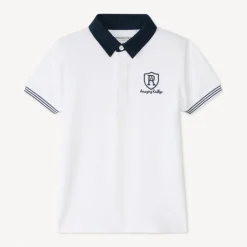 Polo manches courtes brodé pour garçon