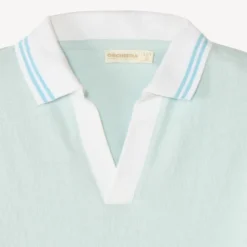 Polo manches courtes en maille fantaisie uni pour garçon