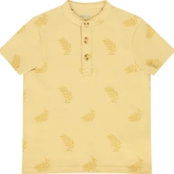 Polo manches courtes fantaisie à col mao pour garçon