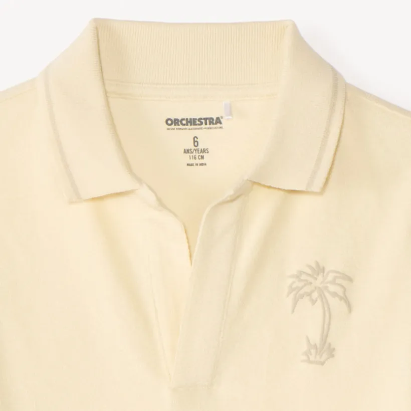 Polo manches courtes motifs fantaisie pour garçon
