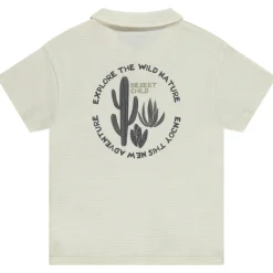 Polo manches courtes print cactus pour garçon