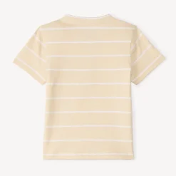 Polo manches courtes rayé patch cactus pour bébé garçon