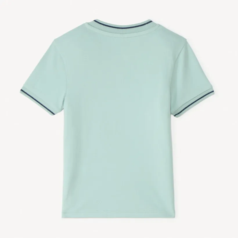Polo manches courtes uni à col teddy pour bébé garçon