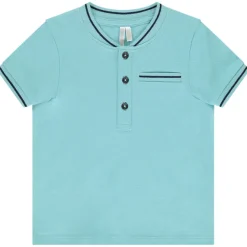 Polo manches courtes uni à col teddy pour bébé garçon