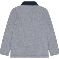 Polo manches longues avec broderie fantaisie pour garçon