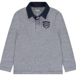 Polo manches longues avec broderie fantaisie pour garçon