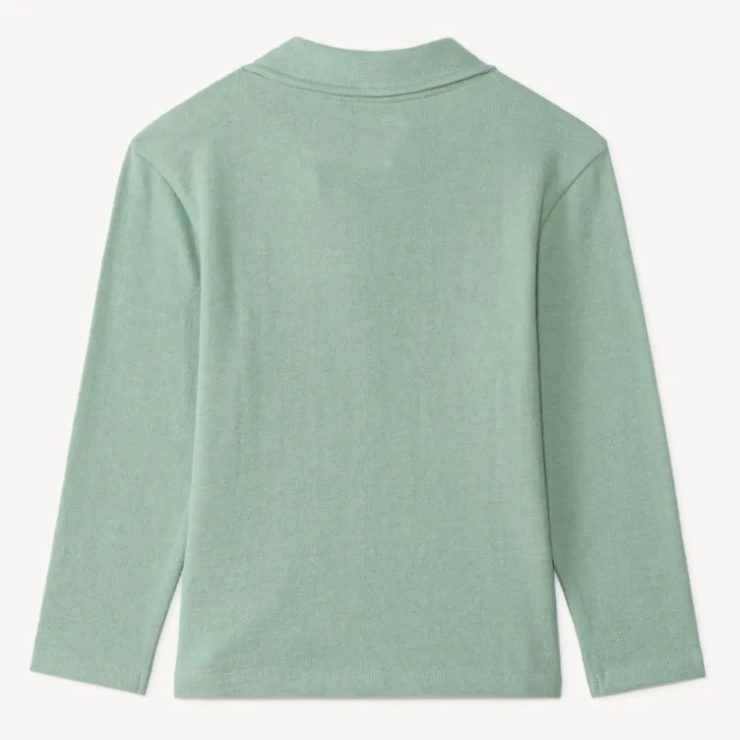 Polo manches longues uni pour garçon