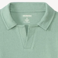 Polo manches longues uni pour garçon