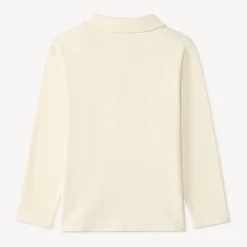 Polo manches longues uni pour garçon