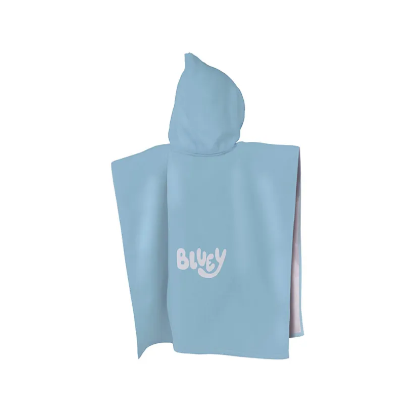 Poncho de bain imprimé Bluey 60 x 120 cm